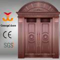 High quality luxury 100% pure copper villas main door designs